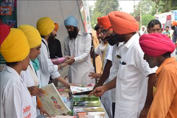 Visitors taking keen interest in Atam Pargas Publications.