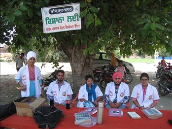 The Atam Pargas team at the registration desk.