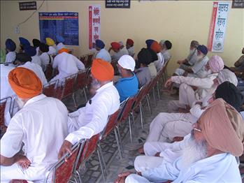 Participants attentive to the presentations.
