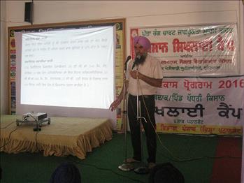 The participant describe the different ways to protect the crop from harmful insects.