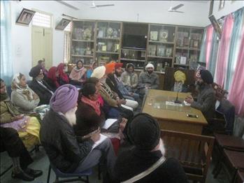 Parcipants listening carefully to the views of Dr. Varinderpal Singh.