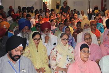 Attendees showing quite interest in the talk being delivered.