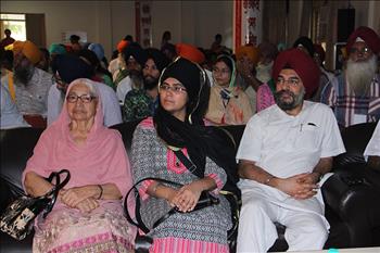 The dignitaries listening attentively to the honorable speaker.