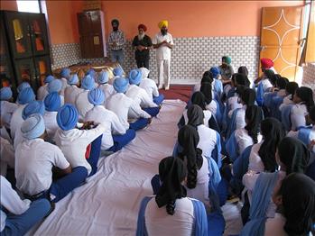 Dr. Varinderpal Singh stressing on some key points for students.