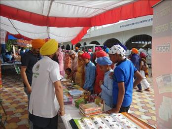 A view of Atam Pargas Books Stall