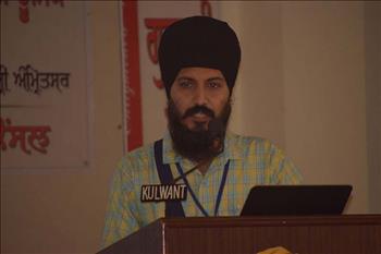 Harpreet Singh, Stage Secretary steering the proceedings