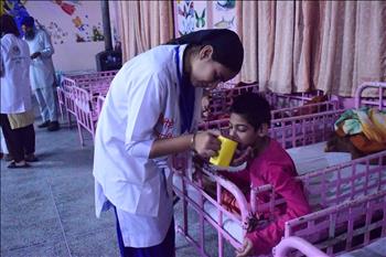 Moment of serving at the Pingalwara Campus